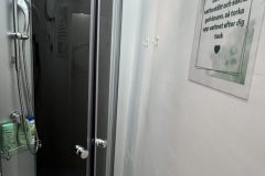 Separat dusch ovanvåning